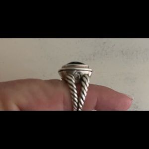 David Truman black onyx ring size 8